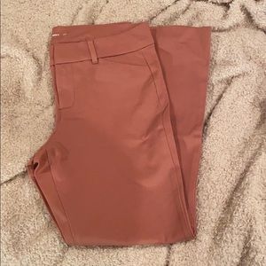 Never Worn! Pink Ankle Cut Pants